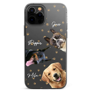 Personalized Upload Your Dog Photo Dog Lovers Silicon Phonecase 23MAR-DT23