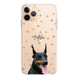 Personalized Upload Your Dog Photo Dog Lovers Silicon Phonecase 23MAR-DT23