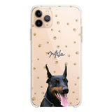 Personalized Upload Your Dog Photo Dog Lovers Silicon Phonecase 23MAR-DT23