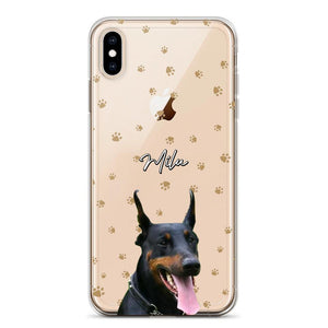 Personalized Upload Your Dog Photo Dog Lovers Silicon Phonecase 23MAR-DT23