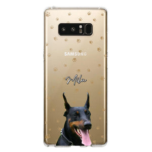 Personalized Upload Your Dog Photo Dog Lovers Silicon Phonecase 23MAR-DT23