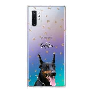 Personalized Upload Your Dog Photo Dog Lovers Silicon Phonecase 23MAR-DT23