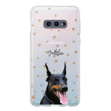 Personalized Upload Your Dog Photo Dog Lovers Silicon Phonecase 23MAR-DT23