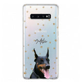 Personalized Upload Your Dog Photo Dog Lovers Silicon Phonecase 23MAR-DT23