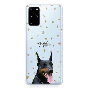 Personalized Upload Your Dog Photo Dog Lovers Silicon Phonecase 23MAR-DT23