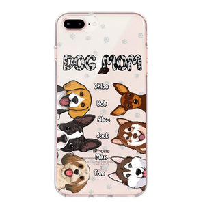 Personalized Dog Mom Paw Silicon Phonecase PNDT2303