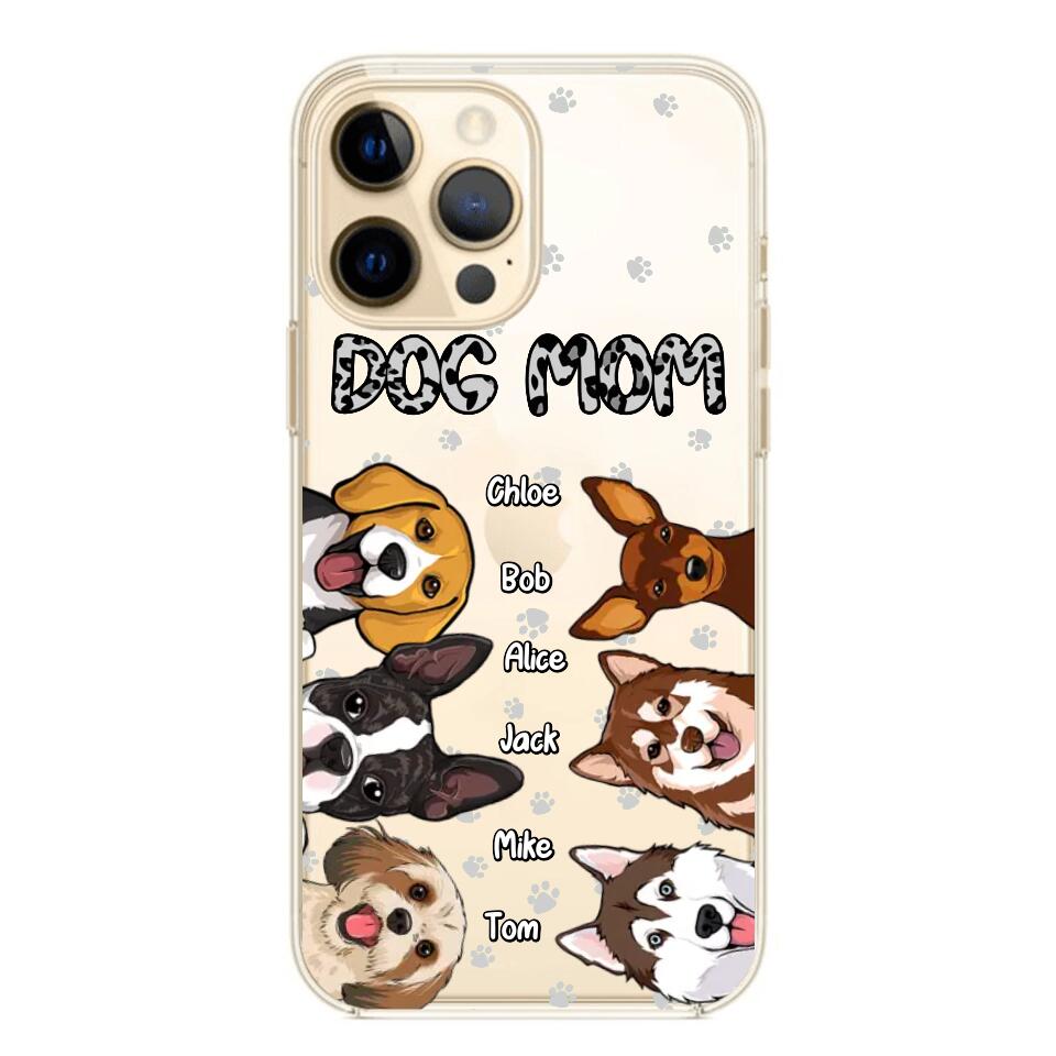 Personalized Dog Mom Paw Silicon Phonecase PNDT2303