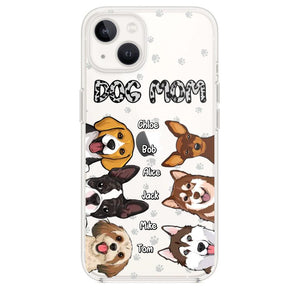 Personalized Dog Mom Paw Silicon Phonecase PNDT2303