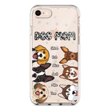 Personalized Dog Mom Paw Silicon Phonecase PNDT2303