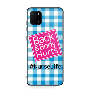 Personalized Back and Body Hurts Nurse Life or Any Title Phonecase Printed QTHQ2703