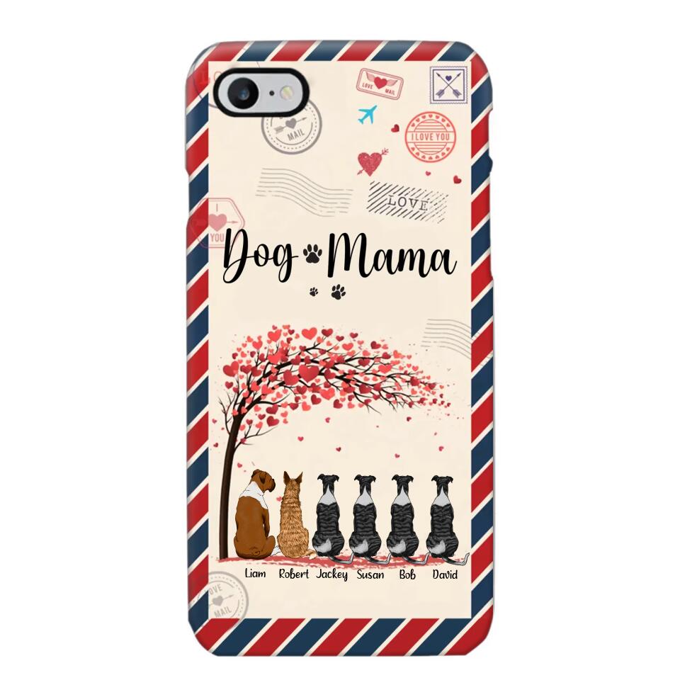 Personalized Home Is Where The Dogs Are Love Tree Dog Lovers Gift Phonecase Printed PNHQ2703