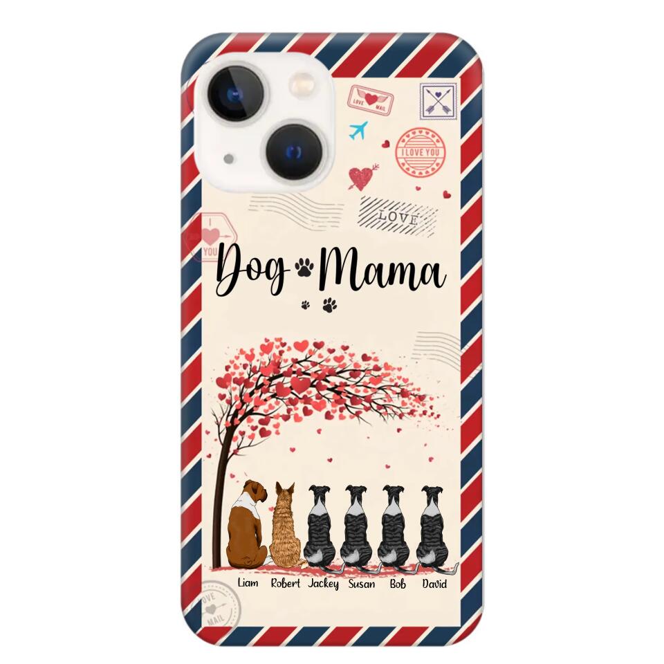 Personalized Home Is Where The Dogs Are Love Tree Dog Lovers Gift Phonecase Printed PNHQ2703