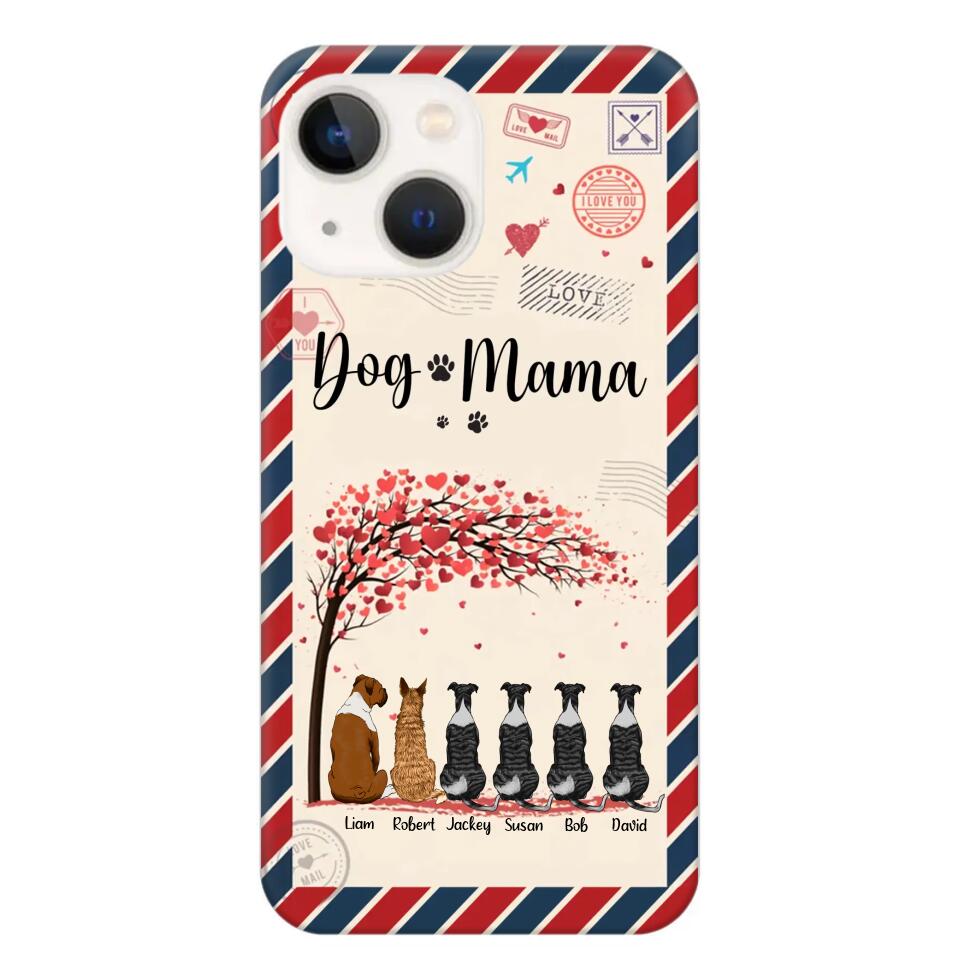 Personalized Home Is Where The Dogs Are Love Tree Dog Lovers Gift Phonecase Printed PNHQ2703