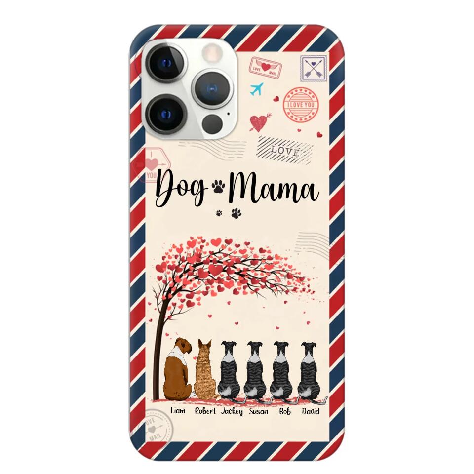 Personalized Home Is Where The Dogs Are Love Tree Dog Lovers Gift Phonecase Printed PNHQ2703