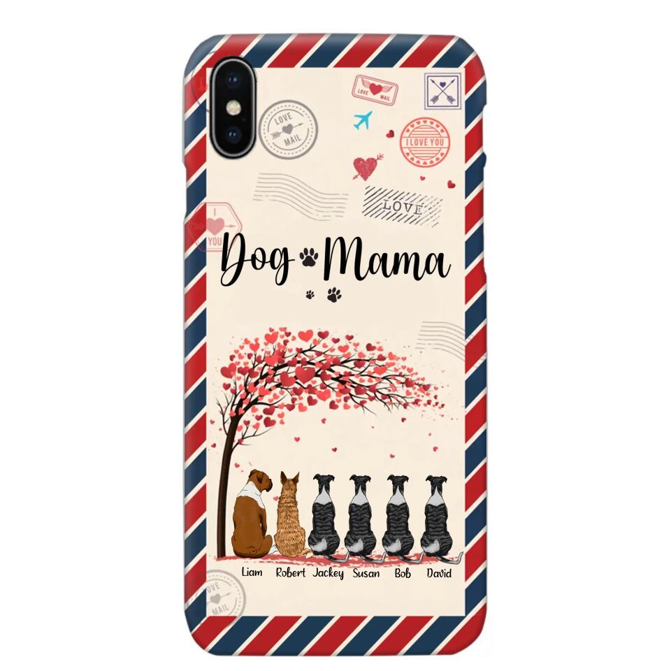 Personalized Home Is Where The Dogs Are Love Tree Dog Lovers Gift Phonecase Printed PNHQ2703