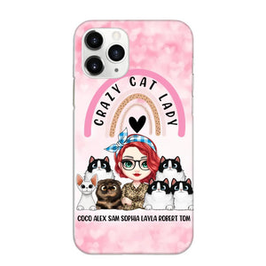 Personalized Life Is Better With Cats Crazy Cat Lady Phonecase Printed PNHQ2703