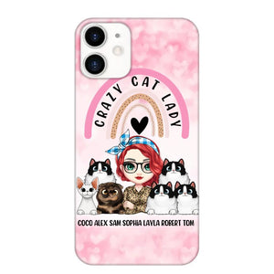 Personalized Life Is Better With Cats Crazy Cat Lady Phonecase Printed PNHQ2703