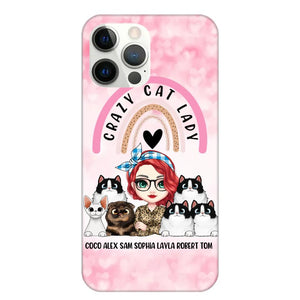 Personalized Life Is Better With Cats Crazy Cat Lady Phonecase Printed PNHQ2703