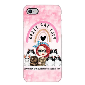 Personalized Life Is Better With Cats Crazy Cat Lady Phonecase Printed PNHQ2703