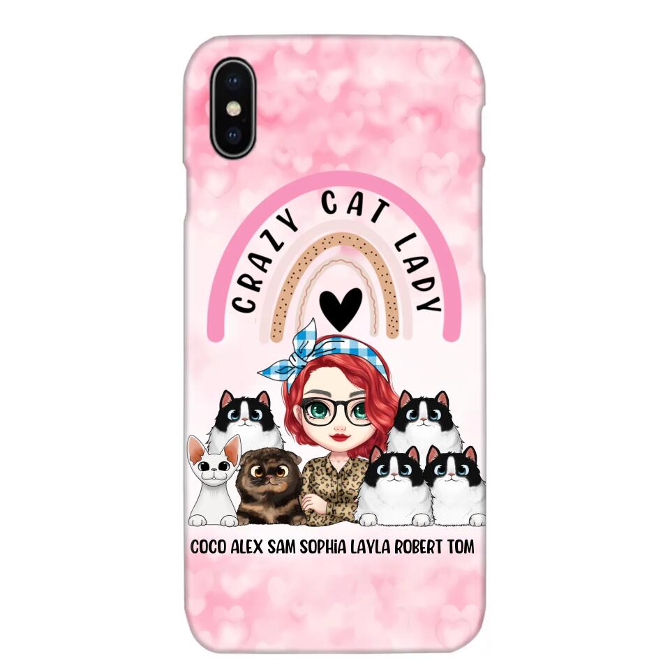 Personalized Life Is Better With Cats Crazy Cat Lady Phonecase Printed PNHQ2703