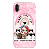 Personalized Life Is Better With Cats Crazy Cat Lady Phonecase Printed PNHQ2703