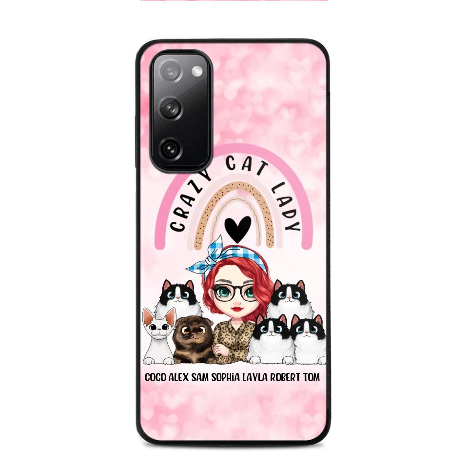 Personalized Life Is Better With Cats Crazy Cat Lady Phonecase Printed PNHQ2703