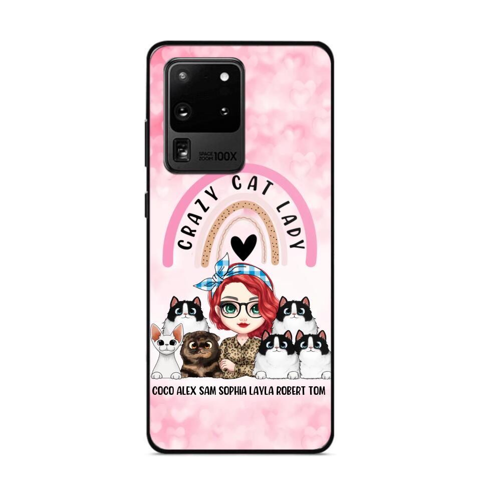 Personalized Life Is Better With Cats Crazy Cat Lady Phonecase Printed PNHQ2703