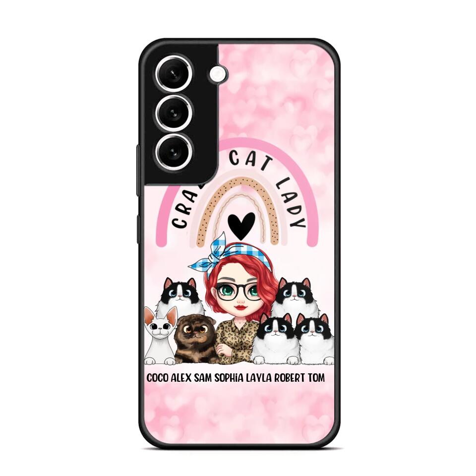 Personalized Life Is Better With Cats Crazy Cat Lady Phonecase Printed PNHQ2703