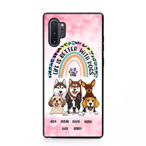 Personalized Life Is Better With Dogs Dog Lovers Gift Phonecase Printed PNDT2803