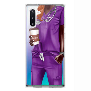 Personalized Nurse & Name Silicon Phonecase 23MAR-DT29