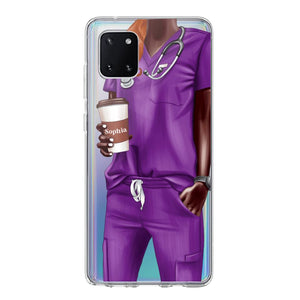 Personalized Nurse & Name Silicon Phonecase 23MAR-DT29