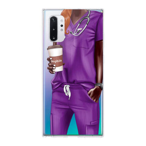 Personalized Nurse & Name Silicon Phonecase 23MAR-DT29