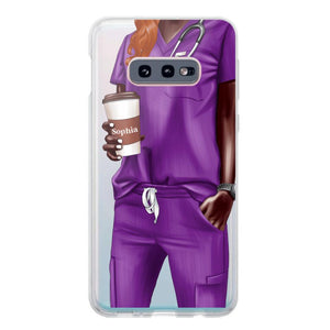 Personalized Nurse & Name Silicon Phonecase 23MAR-DT29