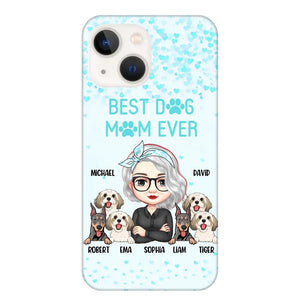 Personalized Crazy Dog Lady Best Dog Mom Ever Fur Mama Dog Lovers Phonecase Printed PNDT3103