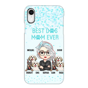 Personalized Crazy Dog Lady Best Dog Mom Ever Fur Mama Dog Lovers Phonecase Printed PNDT3103