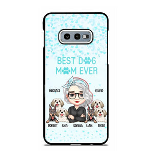 Personalized Crazy Dog Lady Best Dog Mom Ever Fur Mama Dog Lovers Phonecase Printed PNDT3103