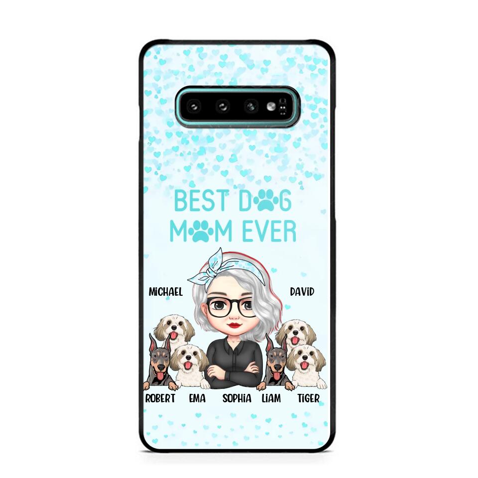 Personalized Crazy Dog Lady Best Dog Mom Ever Fur Mama Dog Lovers Phonecase Printed PNDT3103