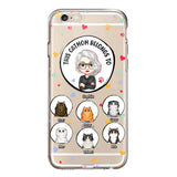 Personalized This Cat Mom Belongs To & Name Silicon Phonecase PNDT0604