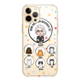 Personalized This Cat Mom Belongs To & Name Silicon Phonecase PNDT0604