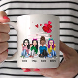 Personalized Bestie We Are Not Suger and Spice and Everything Nice We Are Sage and Hood and Wish A Mufuka Would White Mug Printed 23MAY-PTN06