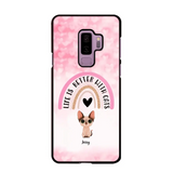 Personalized Life Is Better With Cats Cute Cat Phonecase Printed PNBQT1005