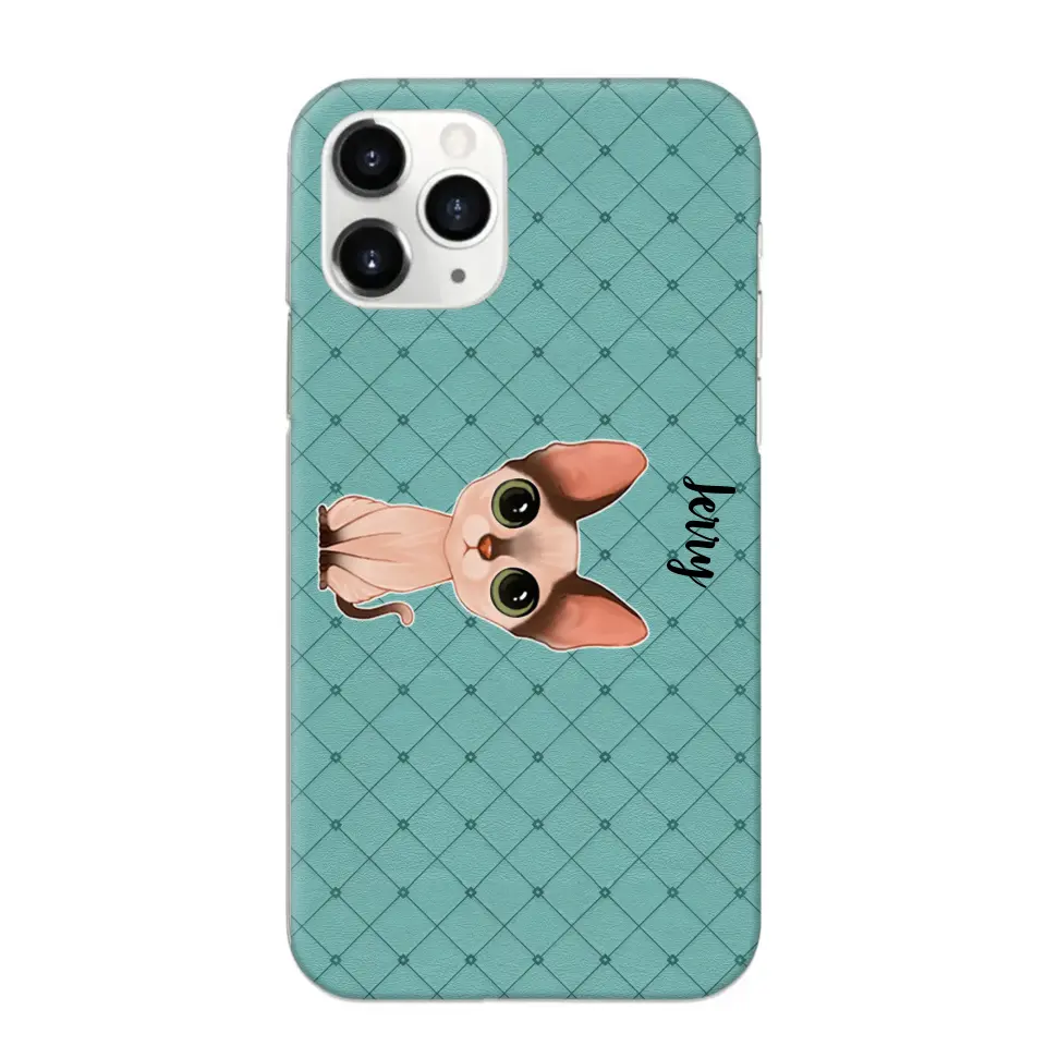 Personalized Cats with Name  Cat Lovers Gift Phonecase Printed PNBQT1605