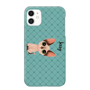 Personalized Cats with Name  Cat Lovers Gift Phonecase Printed PNBQT1605