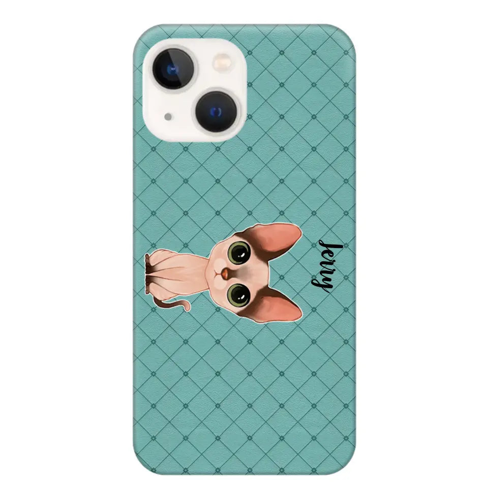 Personalized Cats with Name  Cat Lovers Gift Phonecase Printed PNBQT1605