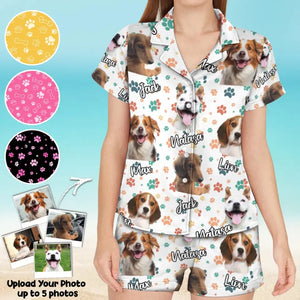 Personalized Upload Your Dog Photo Dog Lovers Gift Pijama Printed QTPN1905