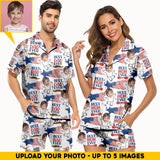 Personalized Upload Your Kid Photo Gift for Dad for Mom Pijama Printed PNHQ2605