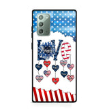 Personalized Grandma Love Kid Independence Day Family Gifts Phonecase Printed TNDT2705