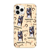 Personalized Upload Your Horse Riding Photo & Name Phonecase Printed MTHPN0706