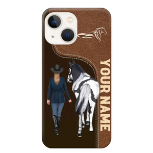 Personalized Horse Girl Horse Lovers Gift Phonecase Teacher Gifts Printed MTHTB1006