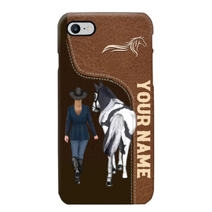 Personalized Horse Girl Horse Lovers Gift Phonecase Teacher Gifts Printed MTHTB1006